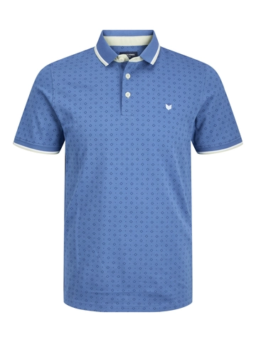 Jack&Jones - Polo - Kobaltblauw - Jprpaulos Play Aop Blu. Ss Pol - 12154548