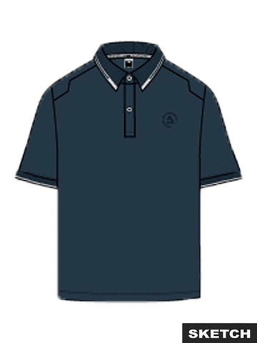 Jack&Jones - Polo - Marineblauw - Jcohass Logo Polo Ss Smu - 12279905