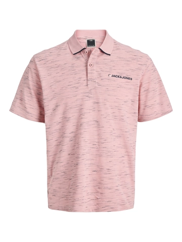 Jack&Jones - Polo - Roze - Jcologan Inject Polo Ss Smu - 1,23E+07