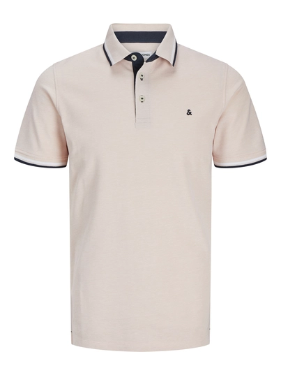 Jack&Jones - Polo - Roze - Jjepaulos Polo Ss Noos - 12136668