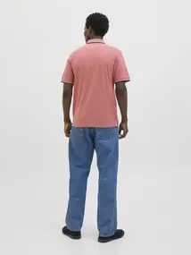 Jack&Jones - Polo - Roze - Jprpaulos Play Aop Blu. Ss Pol - 12154548