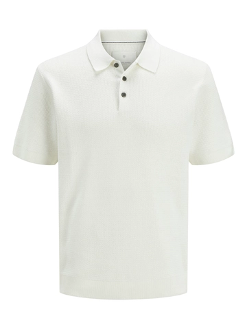 Jack&Jones - Polo - Wit - Jprcccooper Knit Polo Ss Sn - 12271483
