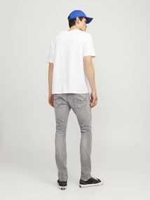 Jack&Jones - Slim Fit Jeans - Lichtgrijs - Glenn Jjfox Am 492 - 12259333