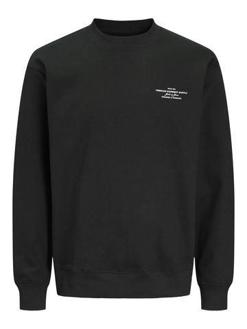 Jack&Jones - Sweater lange mouw - Zwart - Jprblachad Branding Sweat - 12261386