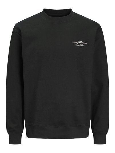 Jack&Jones - Sweater lange mouw - Zwart - Jprblachad Branding Sweat - 12261386