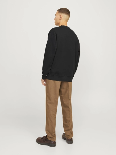 Jack&Jones - Sweater lange mouw - Zwart - Jprblachad Branding Sweat - 12261386