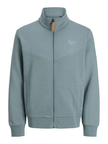 Jack&Jones - Sweater vest - Aqua - Jprblufrankie Sweat Zip High N - 12275675