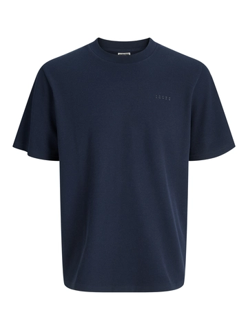 Jack&Jones - T-shirt korte mouw - Donkerblauw - Jcopacer Structure Tee Ss Crew - 12279906