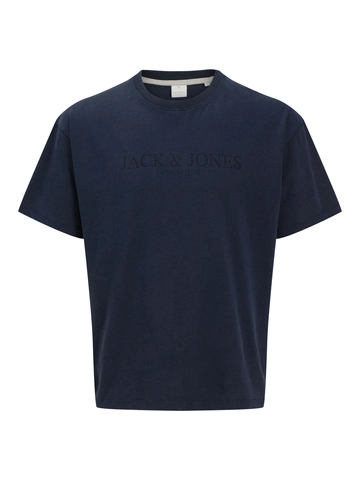 Jack&Jones - T-shirt korte mouw - Donkerblauw - Jprbluluca Ss Tee - 12274595