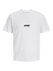 Jack&Jones - T-shirt korte mouw - Ecru - Jcosago Logo Slub Tee Ss Crew - 12276524