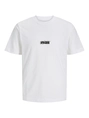Jack&Jones - T-shirt korte mouw - Ecru - Jcosago Logo Slub Tee Ss Crew - 12276524