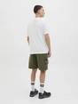 Jack&Jones - T-shirt korte mouw - Ecru - Jcosago Logo Slub Tee Ss Crew - 12276524