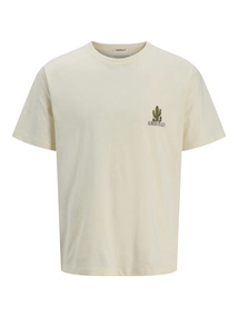 Jack&Jones - T-shirt korte mouw - Ecru - Jorcanggu Illu Tee Ss Crew Nec - 12277228