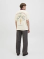 Jack&Jones - T-shirt korte mouw - Ecru - Jorhydra Cutout Tee Ss Crew Ne - 12277582