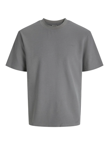 Jack&Jones - T-shirt korte mouw - Grijs - Jcopacer Structure Tee Ss Crew - 12279906