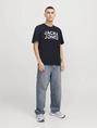 Jack&Jones - T-shirt korte mouw - Marineblauw - Jjebryan Corp Logo Tee Ss O-Ne - 12268127