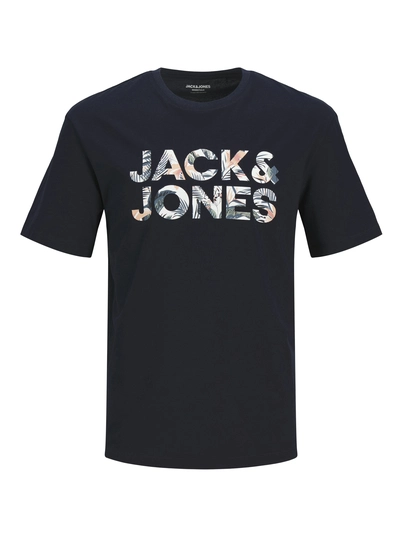Jack&Jones - T-shirt korte mouw - Marineblauw - Jjebryan Corp Logo Tee Ss O-Ne - 12268127