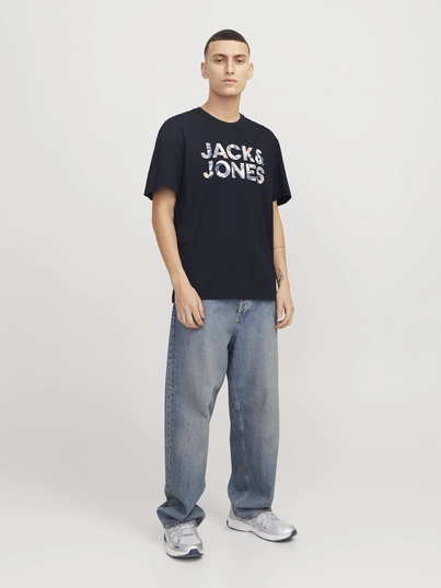 Jack&Jones - T-shirt korte mouw - Marineblauw - Jjebryan Corp Logo Tee Ss O-Ne - 12268127