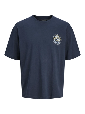 Jack&Jones - T-shirt korte mouw - Marineblauw - Jprblumax Ss Tee - 12277775