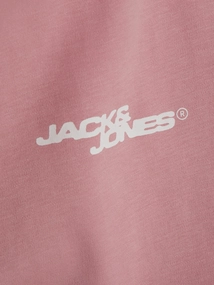Jack&Jones - T-shirt korte mouw - Roze - Jcosago Photo Back Tee Ss Crew - 12276731