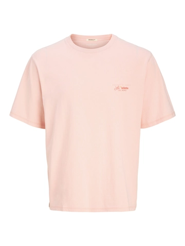 Jack&Jones - T-shirt korte mouw - Roze - Joralmeria World Tee Ss Crew N - 12276785