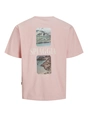 Jack&Jones - T-shirt korte mouw - Roze - Jorhydra Photo Tee Ss Crew Nec - 12276825