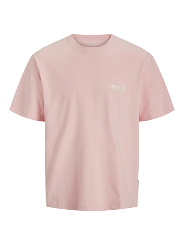 Jack&Jones - T-shirt korte mouw - Roze - Jorhydra Photo Tee Ss Crew Nec - 12276825