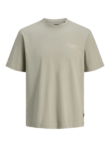 Jack&Jones - T-shirt korte mouw - Taupe - Jprblachad Branding Ss Crew Ne - 12259357