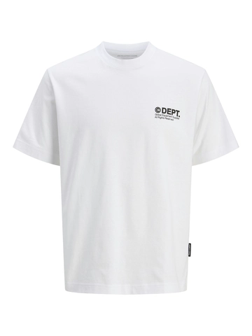 Jack&Jones - T-shirt korte mouw - Wit - Jcodynamic Dust Tee Ss Crew Ne - 12273867