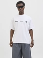 Jack&Jones - T-shirt korte mouw - Wit - Jcoinfinity Placement Tee Ss C - 12279155