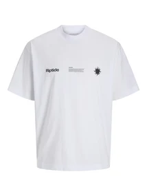 Jack&Jones - T-shirt korte mouw - Wit - Jcoinfinity Placement Tee Ss C - 12279155