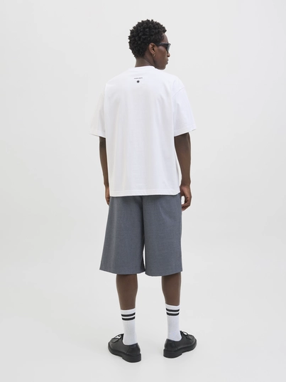 Jack&Jones - T-shirt korte mouw - Wit - Jcoinfinity Placement Tee Ss C - 12279155