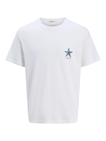Jack&Jones - T-shirt korte mouw - Wit - Jorcanggu Illu Tee Ss Crew Nec - 12277228