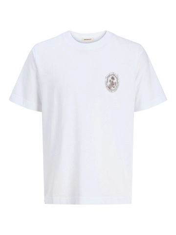 Jack&Jones - T-shirt korte mouw - Wit - Jorhydra Back Tee Ss Crew Neck - 12277569