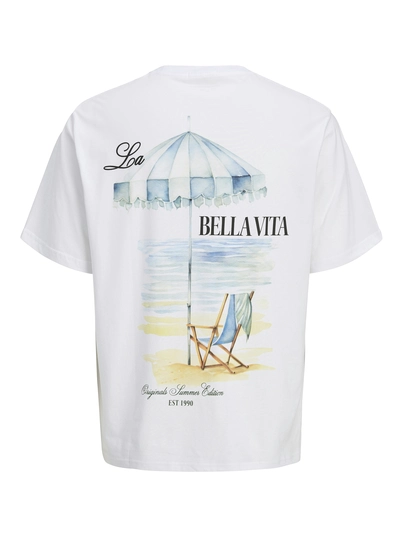 Jack&Jones - T-shirt korte mouw - Wit - Jorhydra Cutout Tee Ss Crew Ne - 12277582