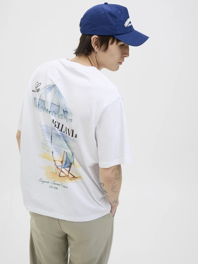 Jack&Jones - T-shirt korte mouw - Wit - Jorhydra Cutout Tee Ss Crew Ne - 12277582