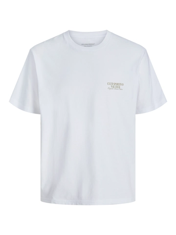 Jack&Jones - T-shirt korte mouw - Wit - Jorhydra Photo Tee Ss Crew Nec - 12276825