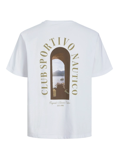 Jack&Jones - T-shirt korte mouw - Wit - Jorhydra Photo Tee Ss Crew Nec - 12276825