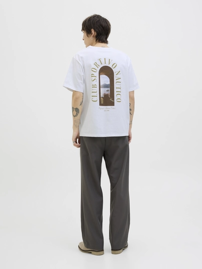 Jack&Jones - T-shirt korte mouw - Wit - Jorhydra Photo Tee Ss Crew Nec - 12276825