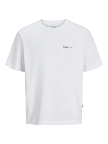 Jack&Jones - T-shirt korte mouw - Wit - Jorvarenna Painted Back Tee Ss - 12273646