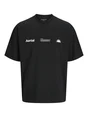 Jack&Jones - T-shirt korte mouw - Zwart - Jcoinfinity Placement Tee Ss C - 12279155