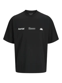 Jack&Jones - T-shirt korte mouw - Zwart - Jcoinfinity Placement Tee Ss C - 12279155