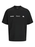 Jack&Jones - T-shirt korte mouw - Zwart - Jcoinfinity Placement Tee Ss C - 12279155