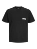 Jack&Jones - T-shirt korte mouw - Zwart - Jcosago Logo Slub Tee Ss Crew - 12276524