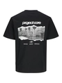 Jack&Jones - T-shirt korte mouw - Zwart - Jcotarmac Collage Back Tee Ss - 12273251