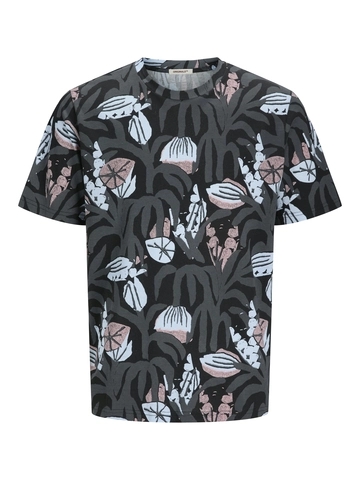 Jack&Jones - T-shirt korte mouw - Zwart - Joralmeria Aop Tee Ss Crew Nec - 12276912