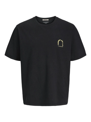 Jack&Jones - T-shirt korte mouw - Zwart - Joralmeria World Tee Ss Crew N - 12276785