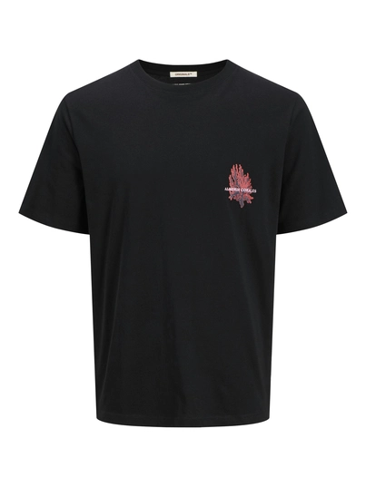 Jack&Jones - T-shirt korte mouw - Zwart - Jorcanggu Illu Tee Ss Crew Nec - 12277228
