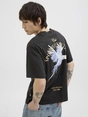 Jack&Jones - T-shirt korte mouw - Zwart - Jorhydra Cutout Tee Ss Crew Ne - 12277582