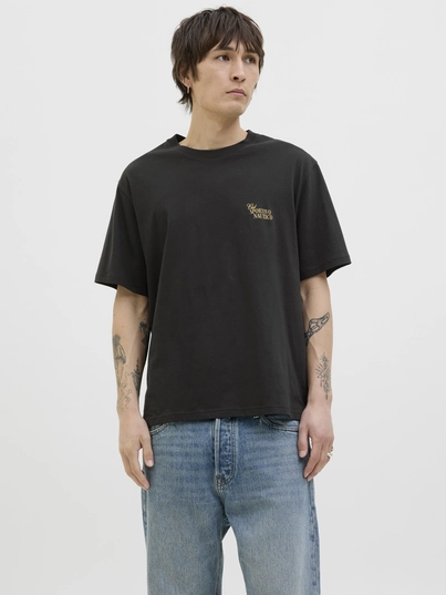 Jack&Jones - T-shirt korte mouw - Zwart - Jorhydra Cutout Tee Ss Crew Ne - 12277582